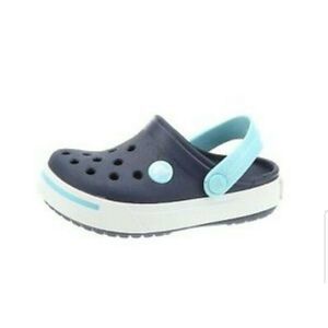 Crocs Toddler Blue Slip On Summer Outdoor Comfort Clogs Size US 4-5